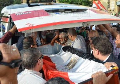ارشيفية لجنازة الغيطاني - تصوير: احمد عيد